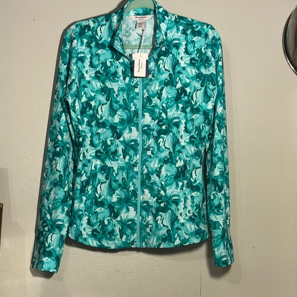 Tommy Bahama Jackets & Blazers - TOMMY BAHAMA Azure Upf 50 Golf Long Sleeve Active Zip Up Jacket